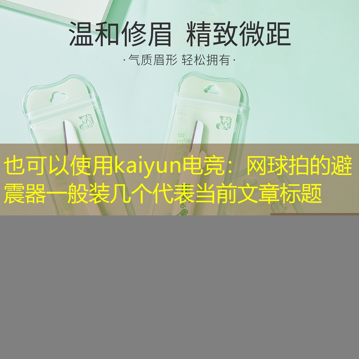网球拍的避震器一般装几个
